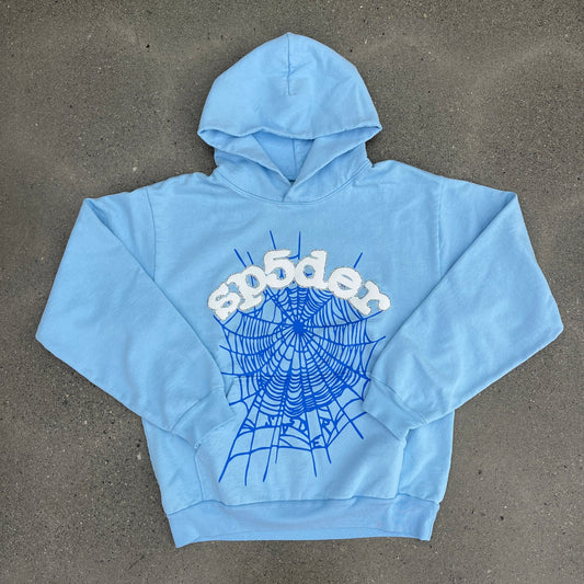 SP5DER HOODIE SKY BLUE