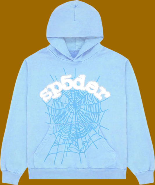 SP5DER HOODIE SKY BLUE